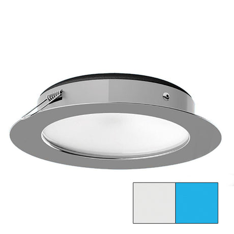 i2Systems Apeiron Pro XL A526 - 6W Spring Mount Light - Cool White/Blue - Polished Chrome Finish - A526-11AAG-E