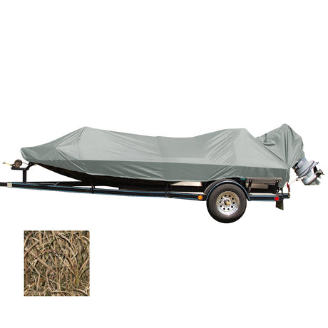 Carver Performance Poly-Guard Styled-to-Fit Boat Cover f/18.5' Jon Style Bass Boats - Shadow Grass - 77818C-SG