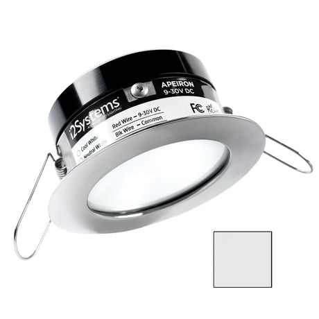 i2Systems Apeiron A503 3W Spring Mount Light - Cool White - White Finish - A503-11AAG