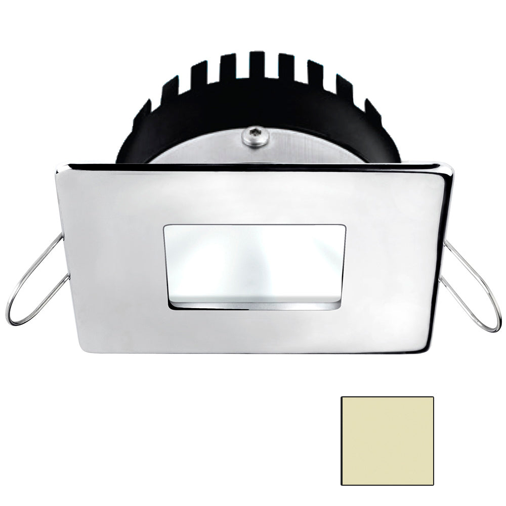 i2Systems Apeiron A506 6W Spring Mount Light - Square/Square - Warm White - Polished Chrome Finish - A506-14CBBR