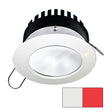 i2Systems Apeiron PRO A506 - 6W Spring Mount Light - Round - Cool White & Red - White Finish - A506-31AAG-H