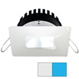 i2Systems Apeiron PRO A506 - 6W Spring Mount Light - Square/Square - Cool White & Blue - White Finish - A506-34AAG-E