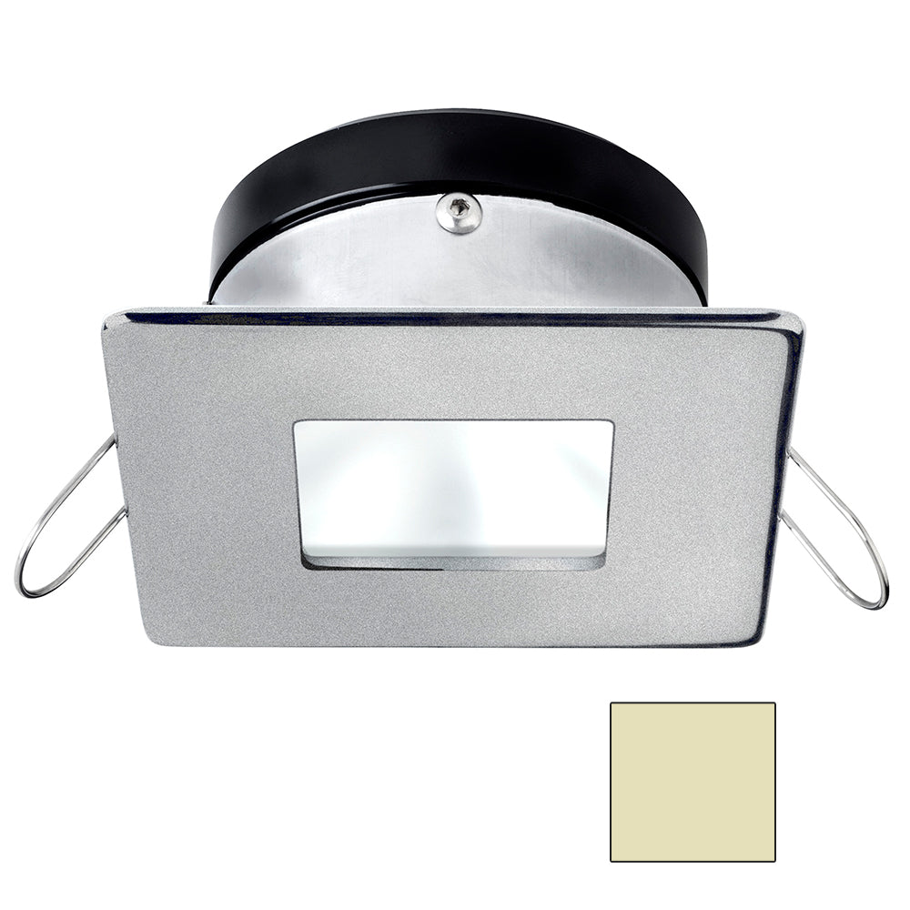 i2Systems Apeiron A1110Z - 4.5W Spring Mount Light - Square/Square - Warm White - Brushed Nickel Finish - A1110Z-44CAB