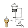 VDO Marine Coolant Temperature Sensor - Single Pole Spade - 40-120°C/105-250°F - 6-24V - M14 x 1.5 Thread - 323-801-001-006N