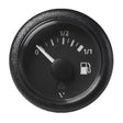 VDO Marine 52mm (2-1/16") ViewLine Fuel Tank Level Gauge 0-1/1 - 8/32V - 90-4 OHM - Black Dial & Round Bezel - A2C59514079