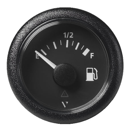 VDO Marine 2-1/16" (52mm) ViewLine Fuel Level Gauge Empty-Full - 8-32V - 90-4 OHM - Black Dial & Round Bezel - A2C59514088