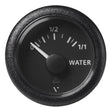 VDO Marine 2-1/16" (52mm) ViewLine Fresh Water Resistive 0-1/1 - 8-32V - 3-180 OHM - Black Dial & Round Bezel - A2C59514097