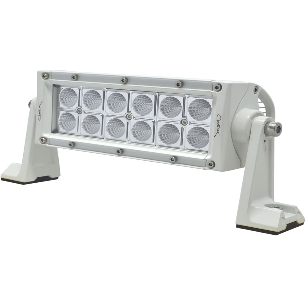 Hella Marine Value Fit Sport Series 12 LED Flood Light Bar - 8" - White - 357208011