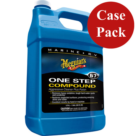 MEGUIAR'S MARINE ONE-STEP COMPOUND *CASE OF 4* - M6701CASE