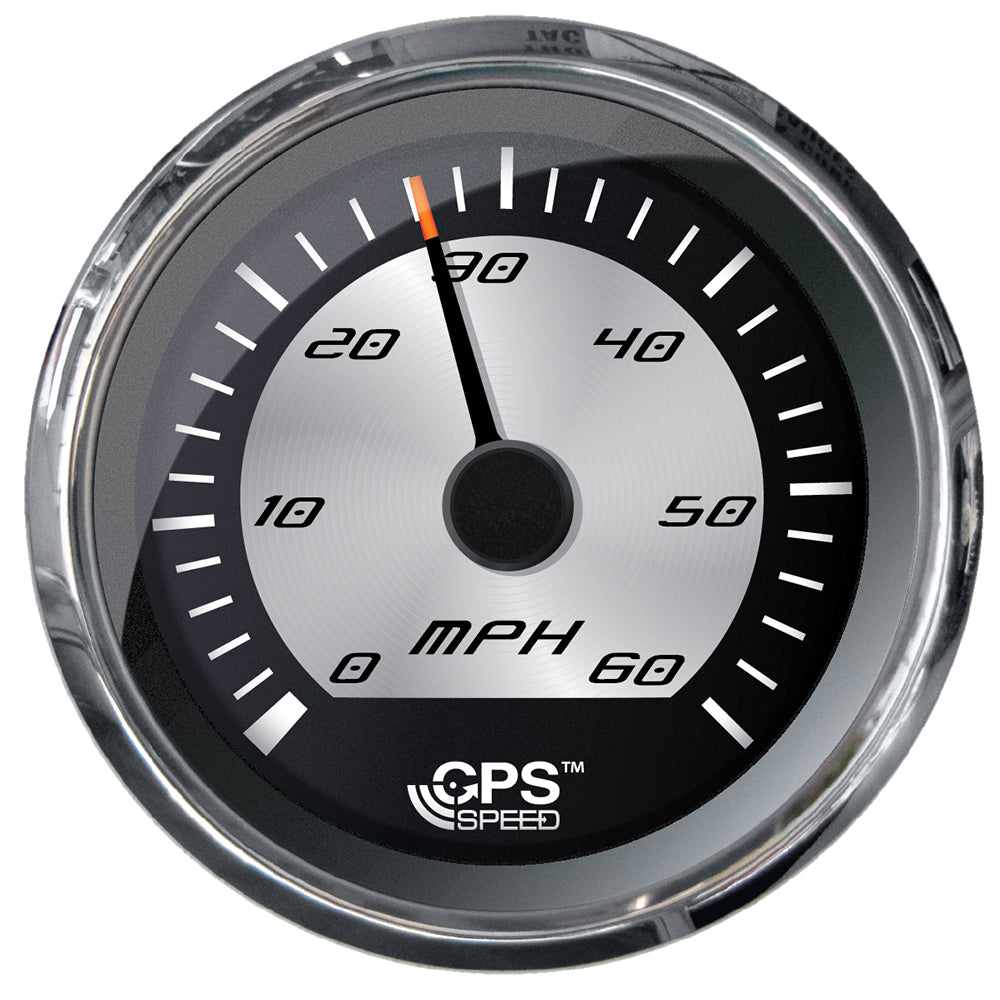Faria Platinum 4" Speedometer - 60MPH - GPS - Studded - 22010