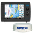 SI-TEX NavPro 1200 with MDS-12 WiFi 24" Hi-Res Digital Radome Radar with 10M Cable - NAVPRO1200R