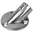 Sea-Dog Rail Base Fitting 2-3/4" Round Base 30 Degree 316 Stainless Steel - 1" OD - 280301-1