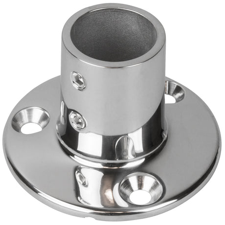 Sea-Dog Rail Base Fitting 2-3/4" Round Base 90 Degree 316 Stainless Steel - 1" OD - 280901-1