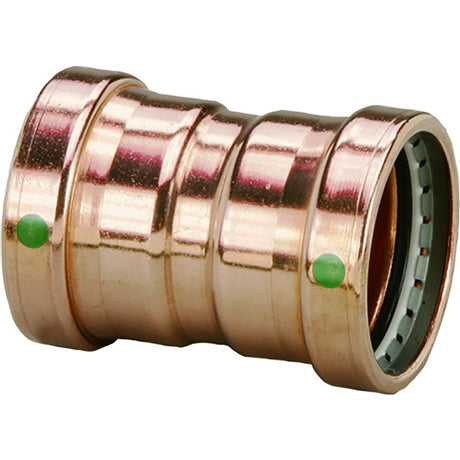 Viega ProPress XL 2-1/2" Copper Coupling with Stop Double Press Connection - Smart Connect Technology - 20728