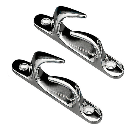 Whitecap Skene Bow Chock 4-1/2" Pair - Chrome Plated Brass - S-0981C