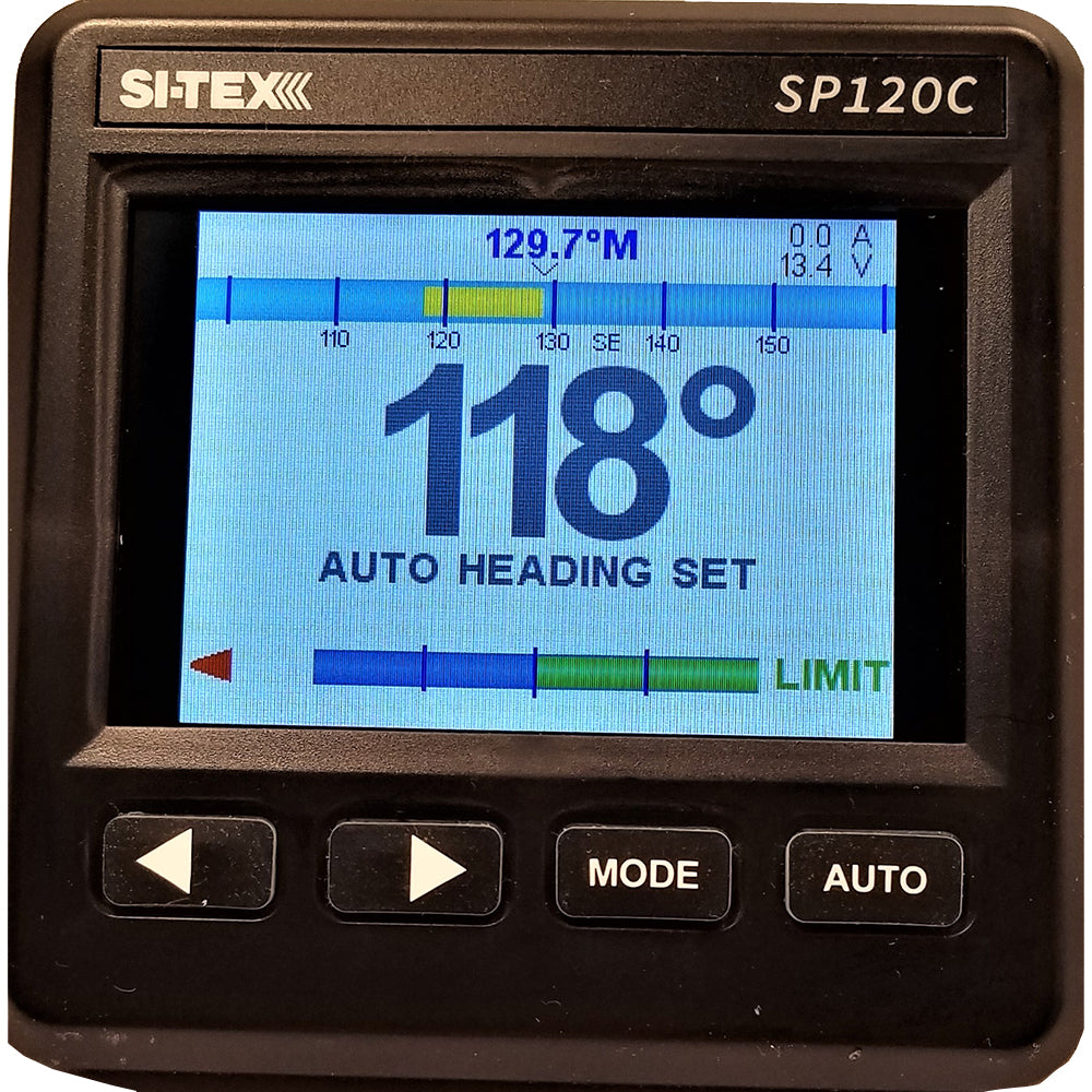 SI-TEX SP120 Color System w/RFB & Remote Mechanical Drive 1983-93 Mercury I/O, Volvo Diesel - SP120C-RF-6