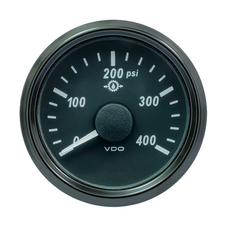 VDO SingleViu 52mm (2-1/16") Oil Pressure Gauge - 400 PSI - 0-180 Ohm - A2C3833500030