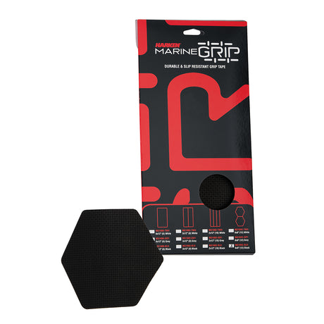 Harken Marine Grip Tape - Honeycomb - Black - 12 Pieces - MG10HC-BLK