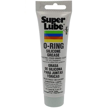 Super Lube O-Ring Silicone Grease - 3oz Tube - 93003