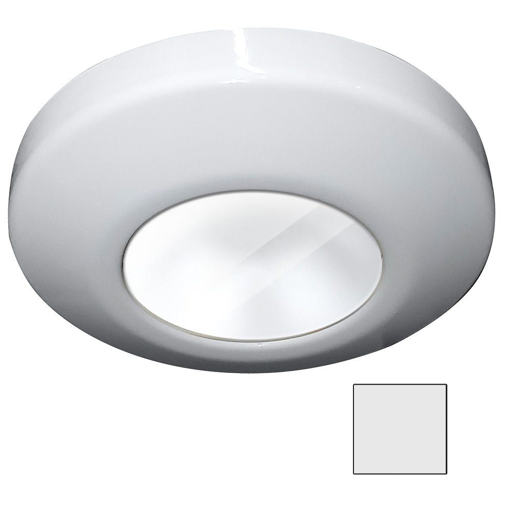 i2Systems Profile P1101Z 2.5W Surface Mount Light - Cool White - Off White Finish - P1101Z-51AAH