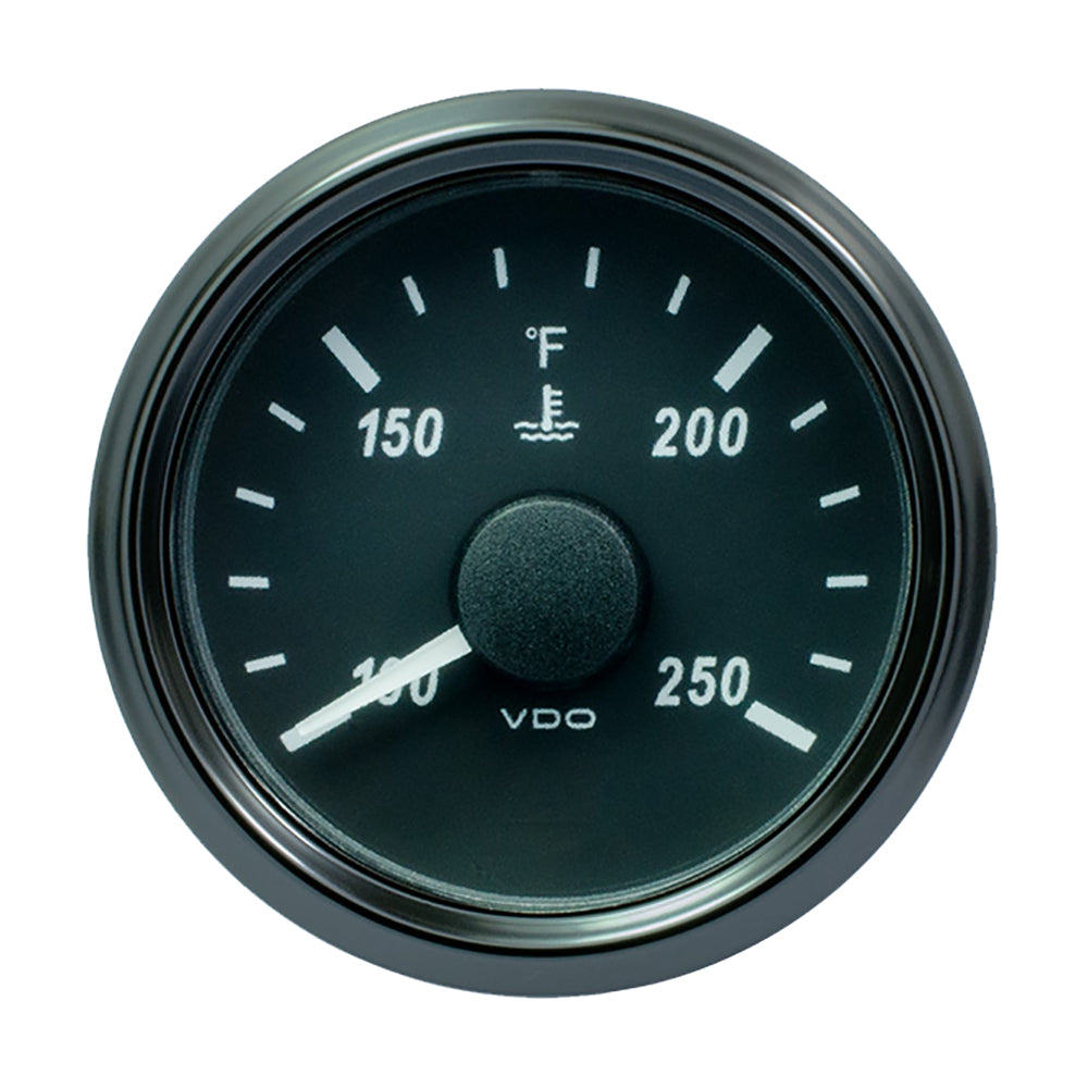 VDO SingleViu 52mm (2-1/16") Water Temperature Gauge - 250 DegreeF - 450-30 Ohm - A2C3833340030