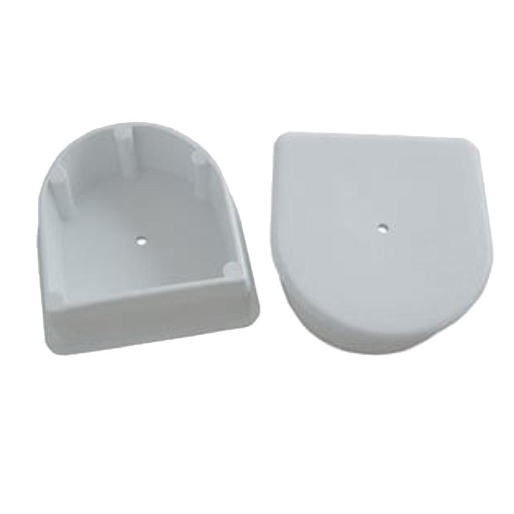 Dock Edge Large End Plug - White *2-Pack - DE1026F