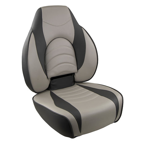 Springfield Fish Pro High Back Folding Seat - Charcoal/Grey - 1041634-1