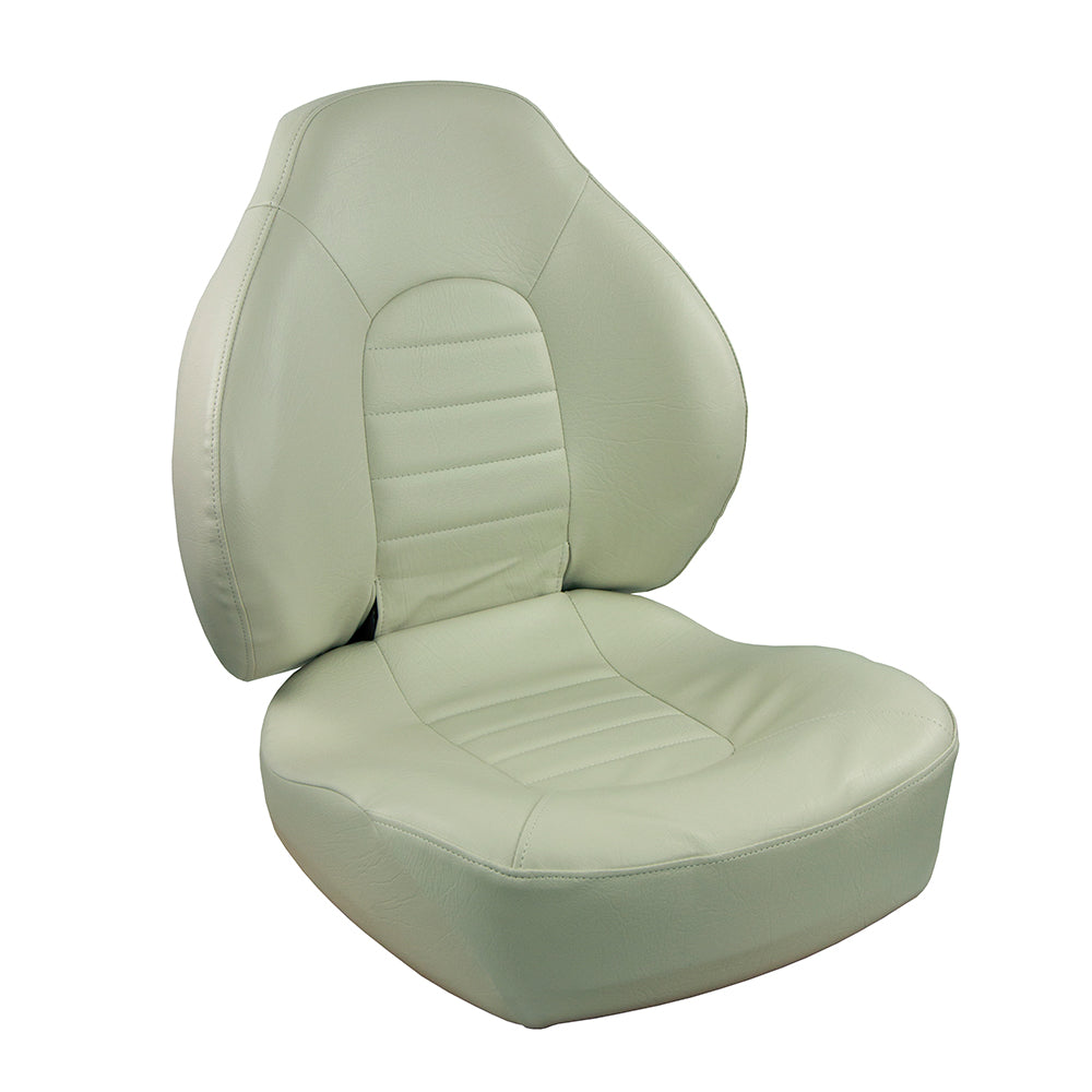 Springfield Fish Pro Mid Back Folding Seat - White - 1041636