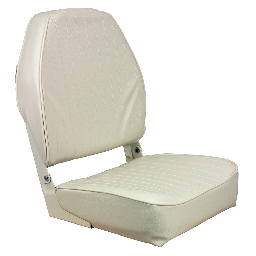 Springfield High Back Folding Seat - White - 1040649