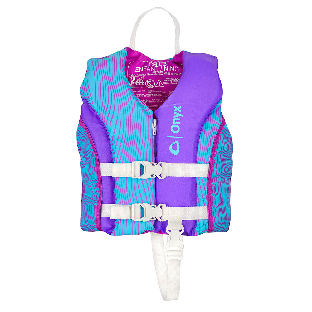 Onyx Shoal All Adventure Child Paddle & Water Sports Life Jacket - Purple - 121000-600-001-21