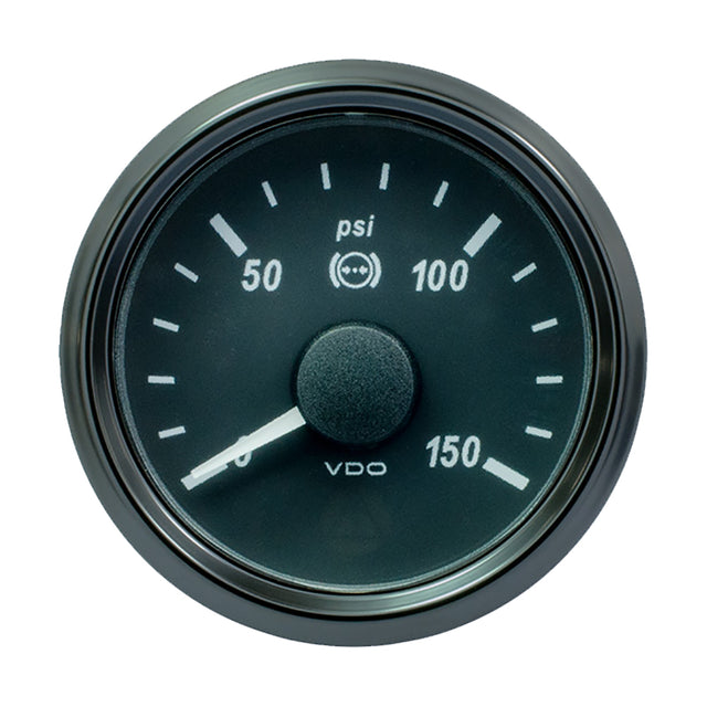 VDO SingleViu 52mm (2-1/16") Brake Pressure Gauge - 150 PSI - 0-180 Ohm - A2C3833480030