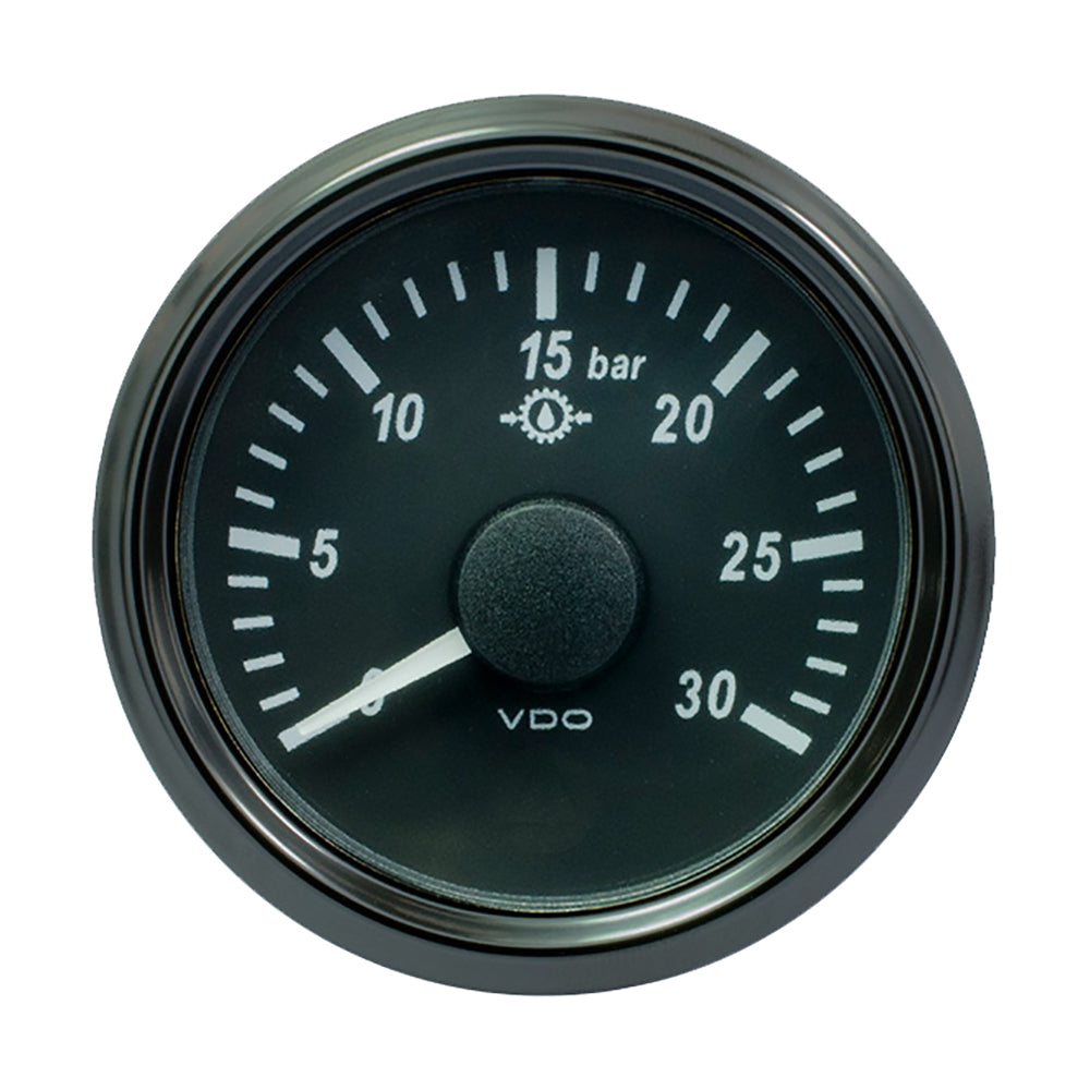 VDO SingleViu 52mm (2-1/16") Brake Pressure Gauge - 30 Bar - 0-4.5V - A2C3832720030