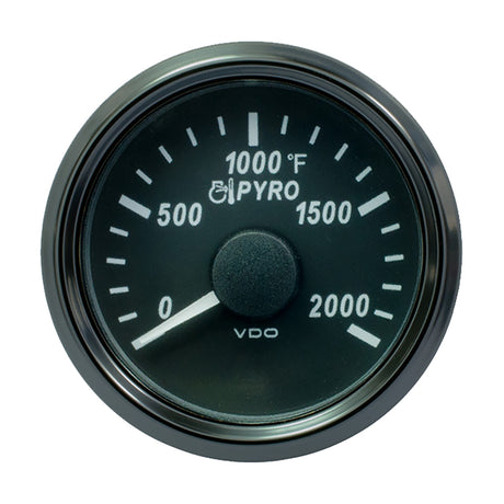 VDO SingleViu 52mm (2-1/16") Exhaust Gas Temp. Gauge - 2000 DegreeF - A2C3833040030