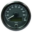 VDO SingleViu 80mm (3-1/8") Speedometer - 200 KM/H - A2C3832940030