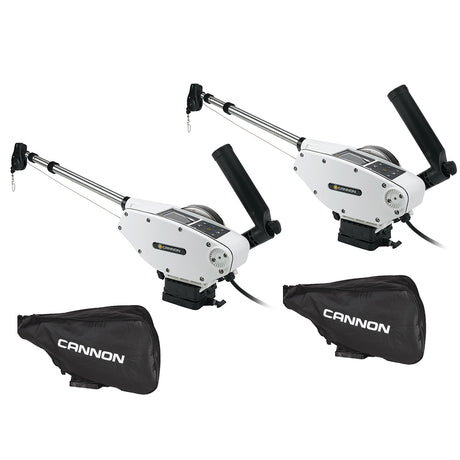 Cannon Optimum&#8482; 10 Tournament Series (TS) BT Electric Downrigger 2-Pack w/Black Covers - 1902340X2/COVERS