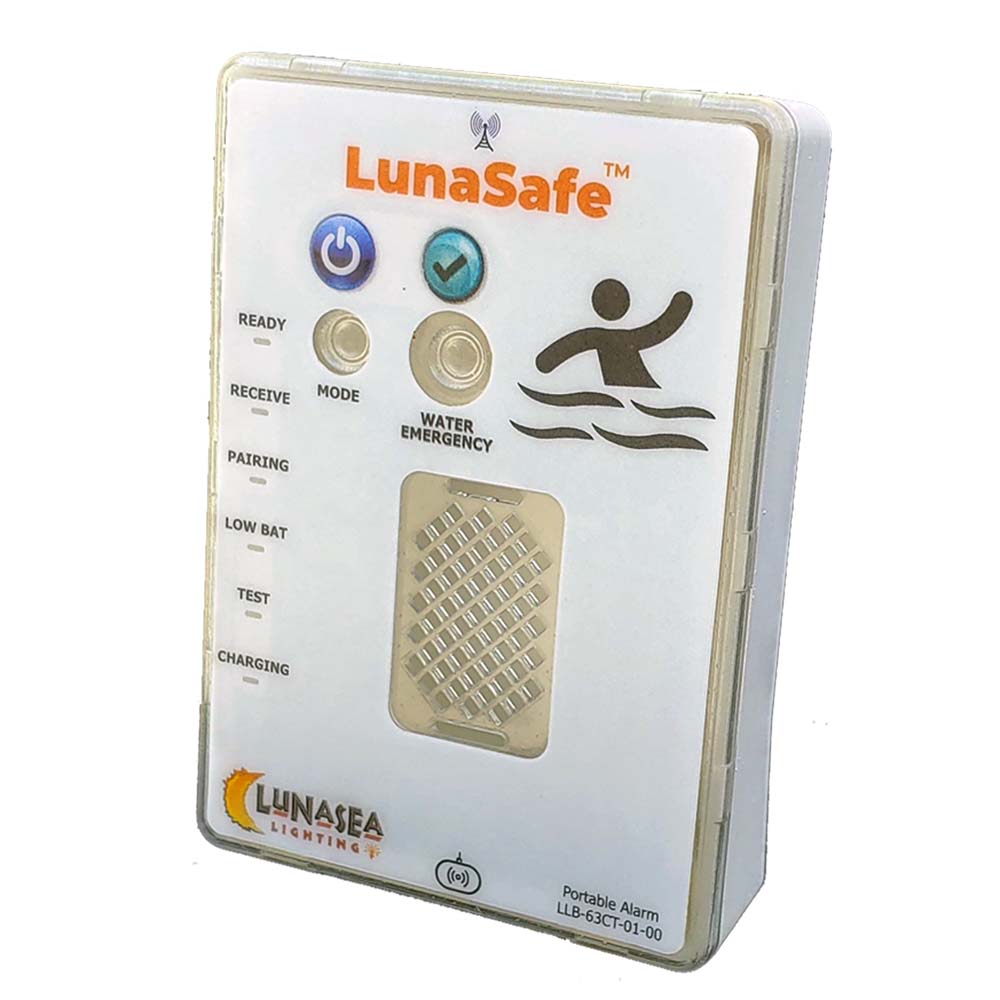 Lunasea Controller for Audible Alarm Receiver w/Strobe Qi Rechargeable - LLB-63CT-01-00