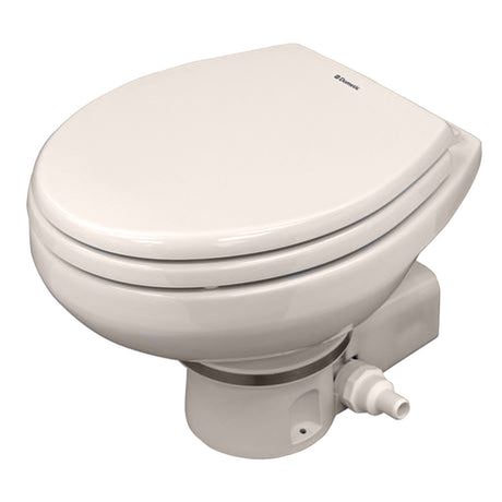 Dometic MasterFlush 7160 Bone Electric Macerating Toilet w/Orbit Base - Raw Water - 9108834578