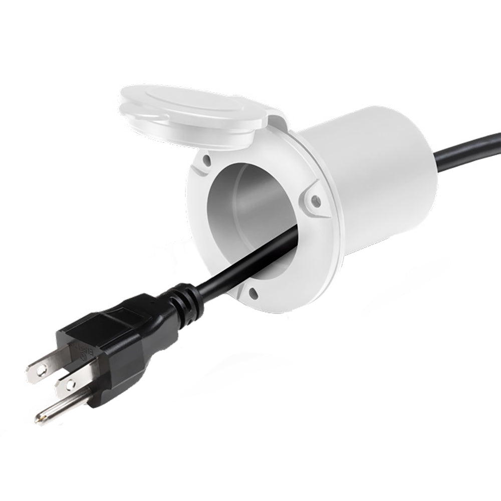 Guest AC Universal Plug Holder - White - 150PHW
