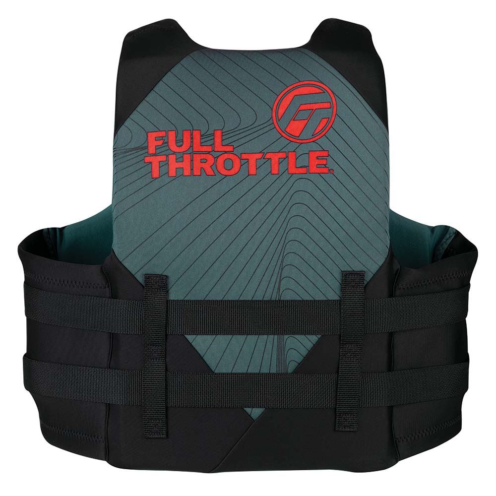 Full Throttle Adult Rapid-Dry Life Jacket - S/M - Grey/Black - 142100-701-030-22