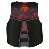 Full Throttle Men's Rapid-Dry Flex-Back Life Jacket - S - Black/Red - 142500-100-020-22