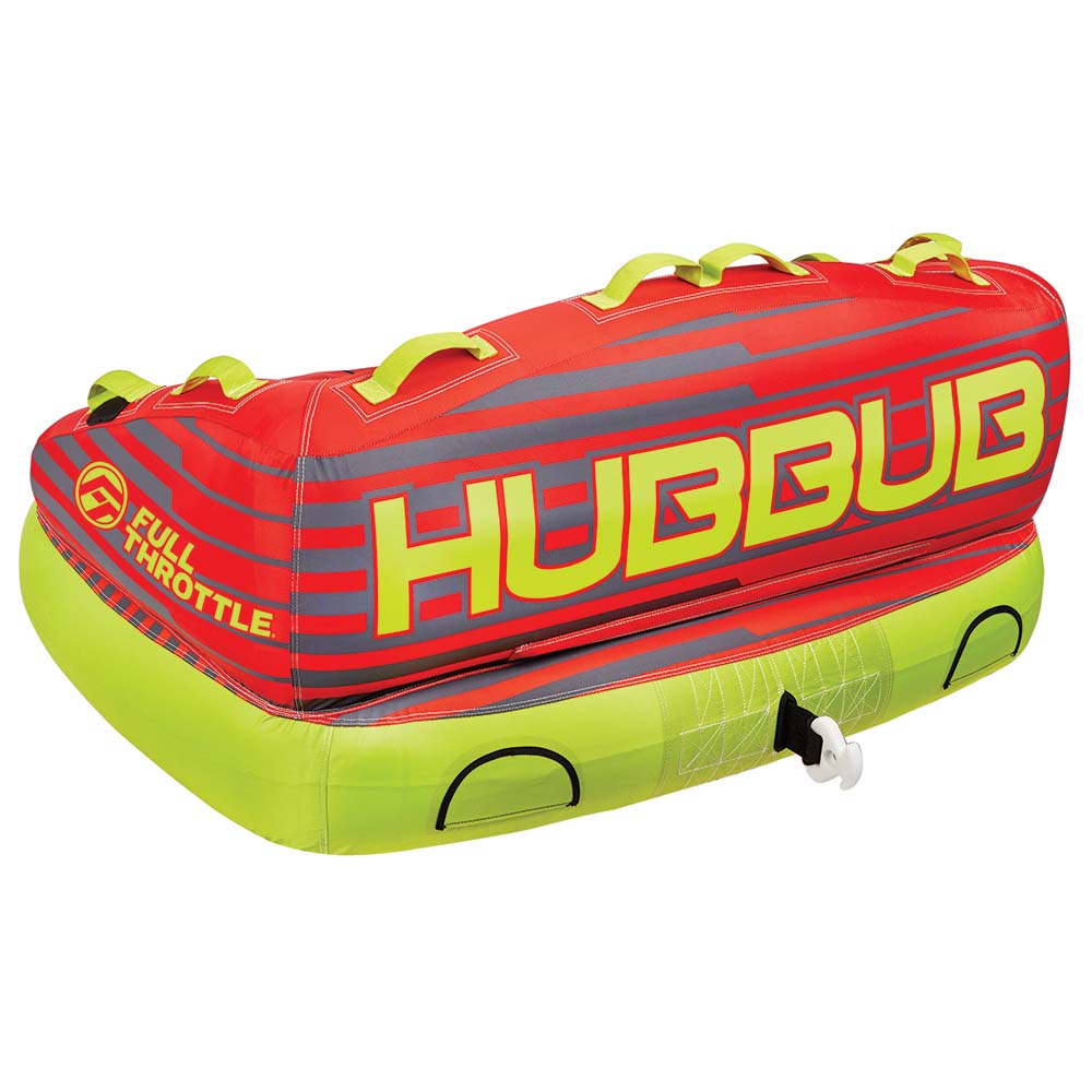 Full Throttle Hubbub 2 Towable Tube - 2 Rider - Red - 303400-100-002-21