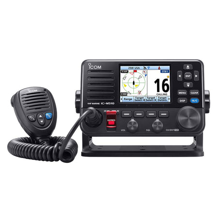 Icom M510 PLUS VHF Marine Radio w/AIS - Black - M510 PLUS 21