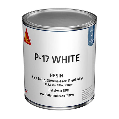 Sika SikaBiresin AP017 White Base Quart Can BPO Hardener Required - 658975