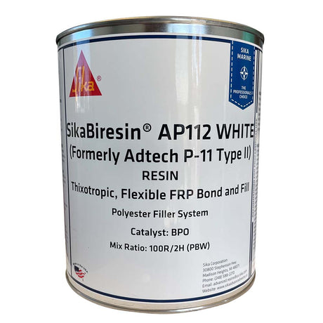 Sika SikaBiresin AP112 White Gallon BPO Hardener Required - 606128