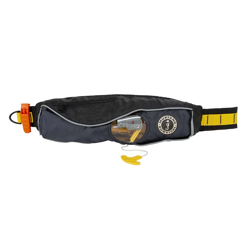 その他 Inflatable Belt Pk 33 Gram Blk Mustang Fluid 2.0 Manual Inflatable Belt Pack - Black/Grey