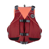 Mustang Women's Moxie Foam Vest - Merlot/Coral - Medium/Large - MV807MMS-857-M/L-253