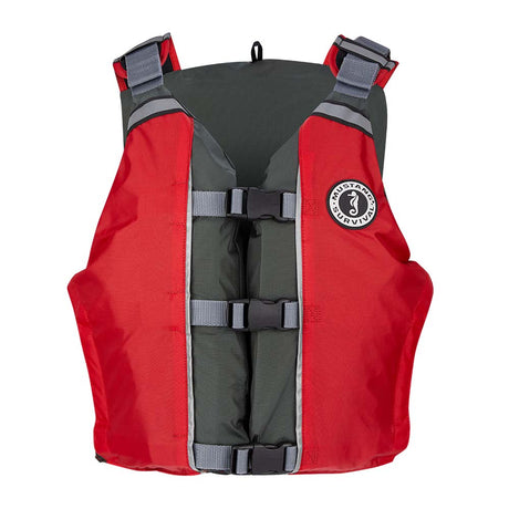 Mustang APF Foam Vest - Red/Grey - MV4111-861-0-216