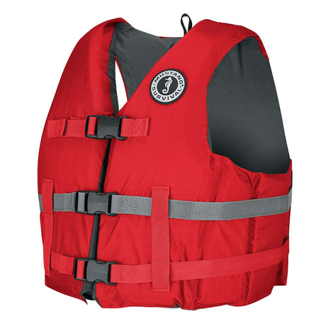 Mustang Livery Foam Vest - Red - Medium/Large - MV701DMS-4-M/L-216