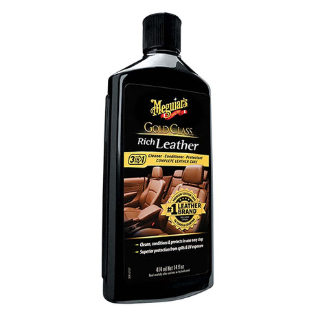 Meguiar's Gold Class Rich Leather Cleaner & Conditioner - 14oz - G7214