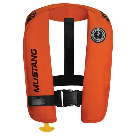 Mustang MIT 100 Inflatable Automatic PFD w/Reflective Tape - Orange/Black - MD2016T1-33-0-202